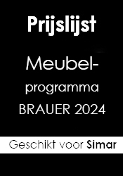 Prijslijst meubelsprogramma BRAUER 2024